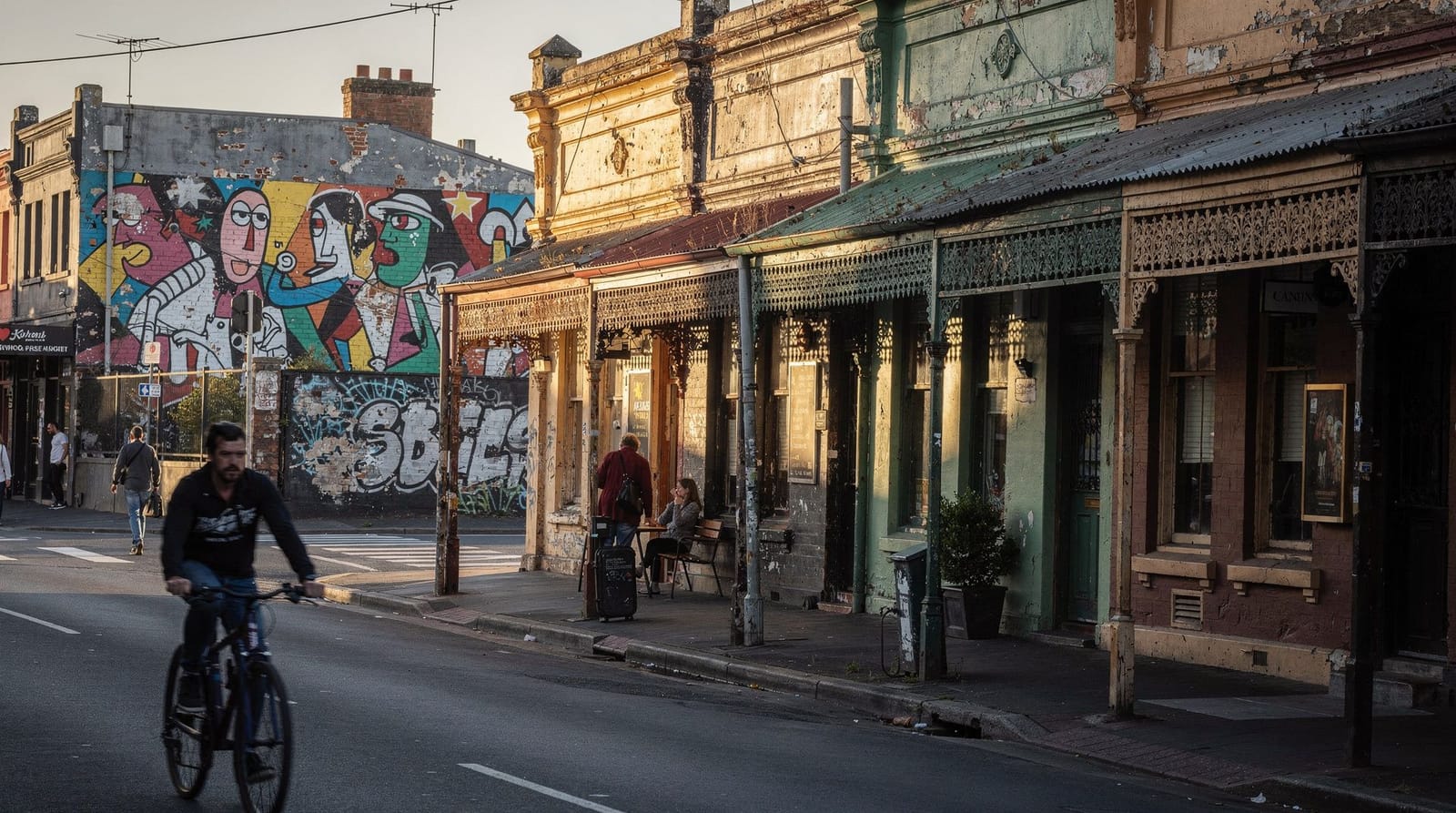 Guide du quartier de Fitzroy : le cœur bohème de Melbourne — Guide du quartier de Fitzroy — Brunswick Street et Gertrude Street, street art, 