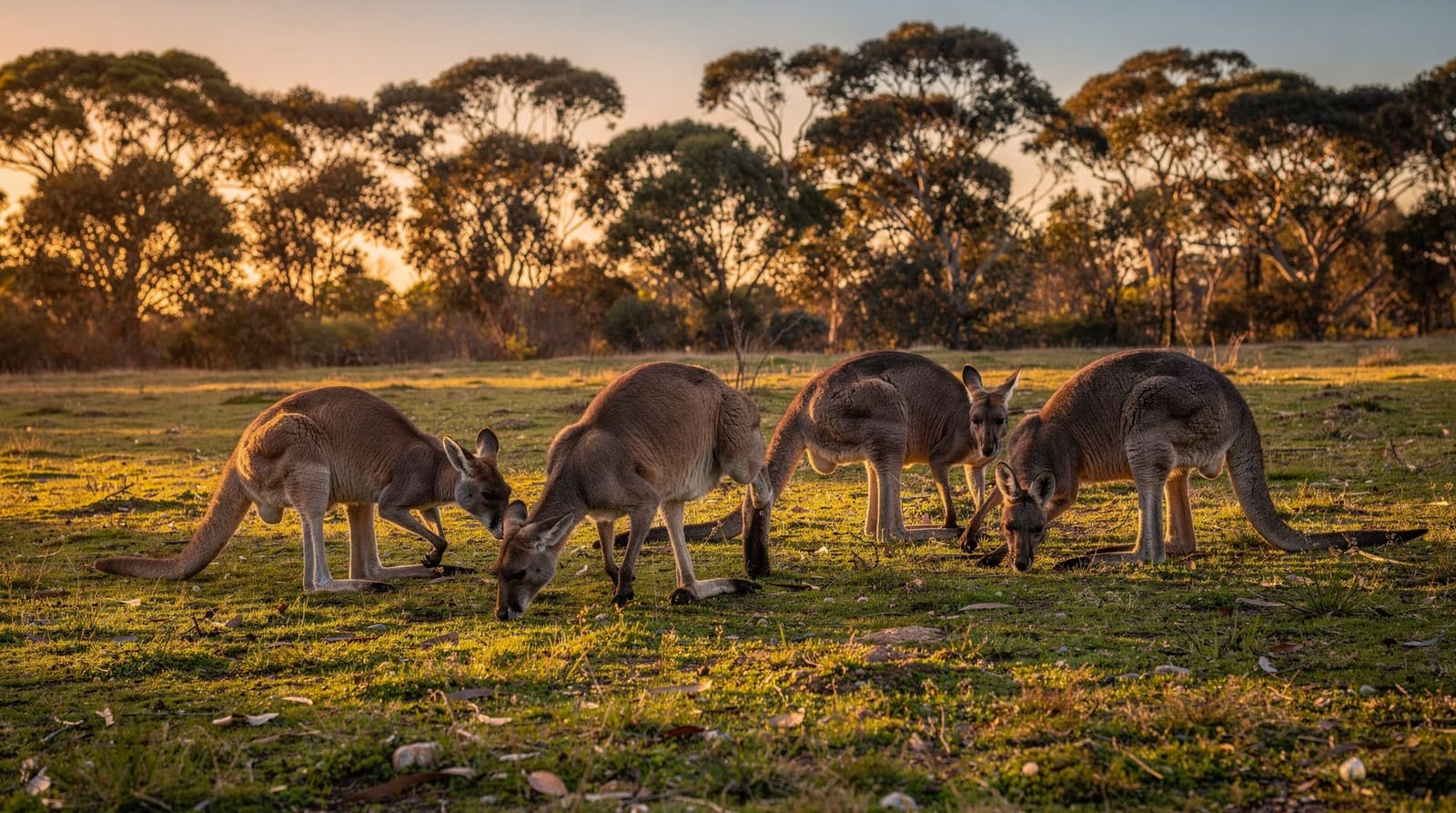 Où voir des kangourous près de Melbourne : options sauvages et nourrissage à la main — Vraies options d'observation de kangourous près de Melbourne — troupeaux sauvage
