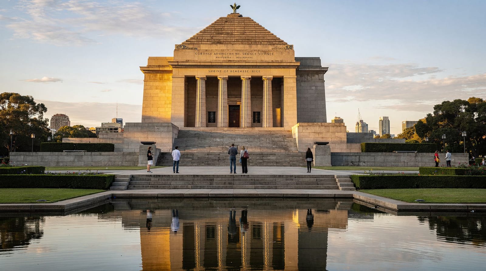 Shrine of Remembrance : horaires, conseils de visite et étiquette — Shrine of Remembrance : horaires, le rituel de la Stone of Remembrance, étiquett