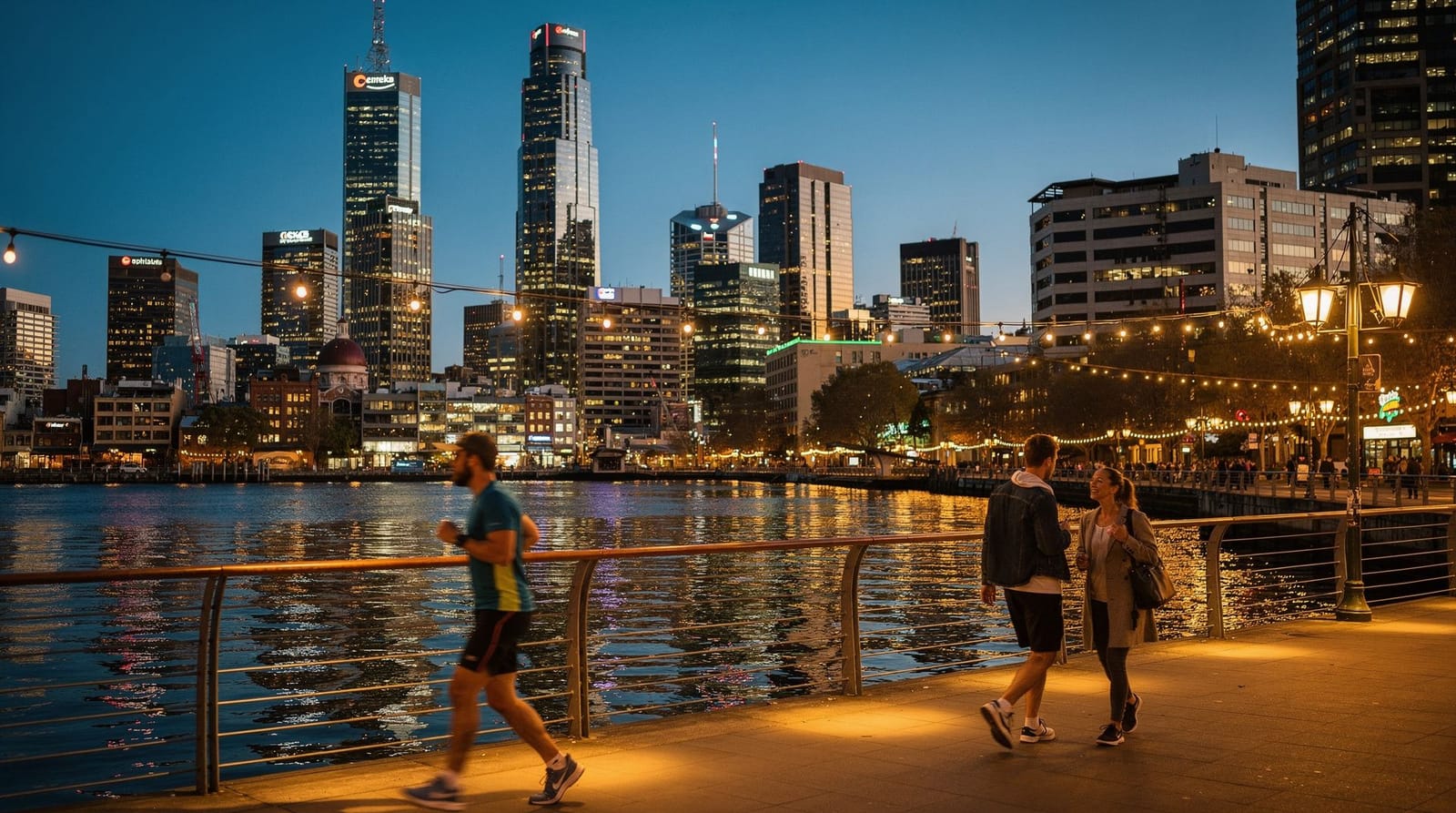 Guide du quartier de Southbank : arts, vues sur la rivière et Eureka Skydeck — Guide du quartier de Southbank — la promenade de la Yarra, l'Eureka Skydeck, l'A