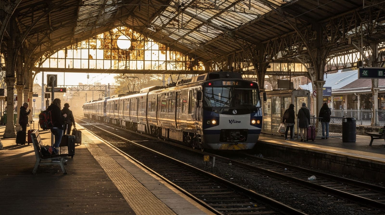 Trains régionaux V/Line : quelles excursions victoriennes fonctionnent en train — Comment fonctionnent les trains régionaux V/Line depuis Melbourne — Geelong, Bal