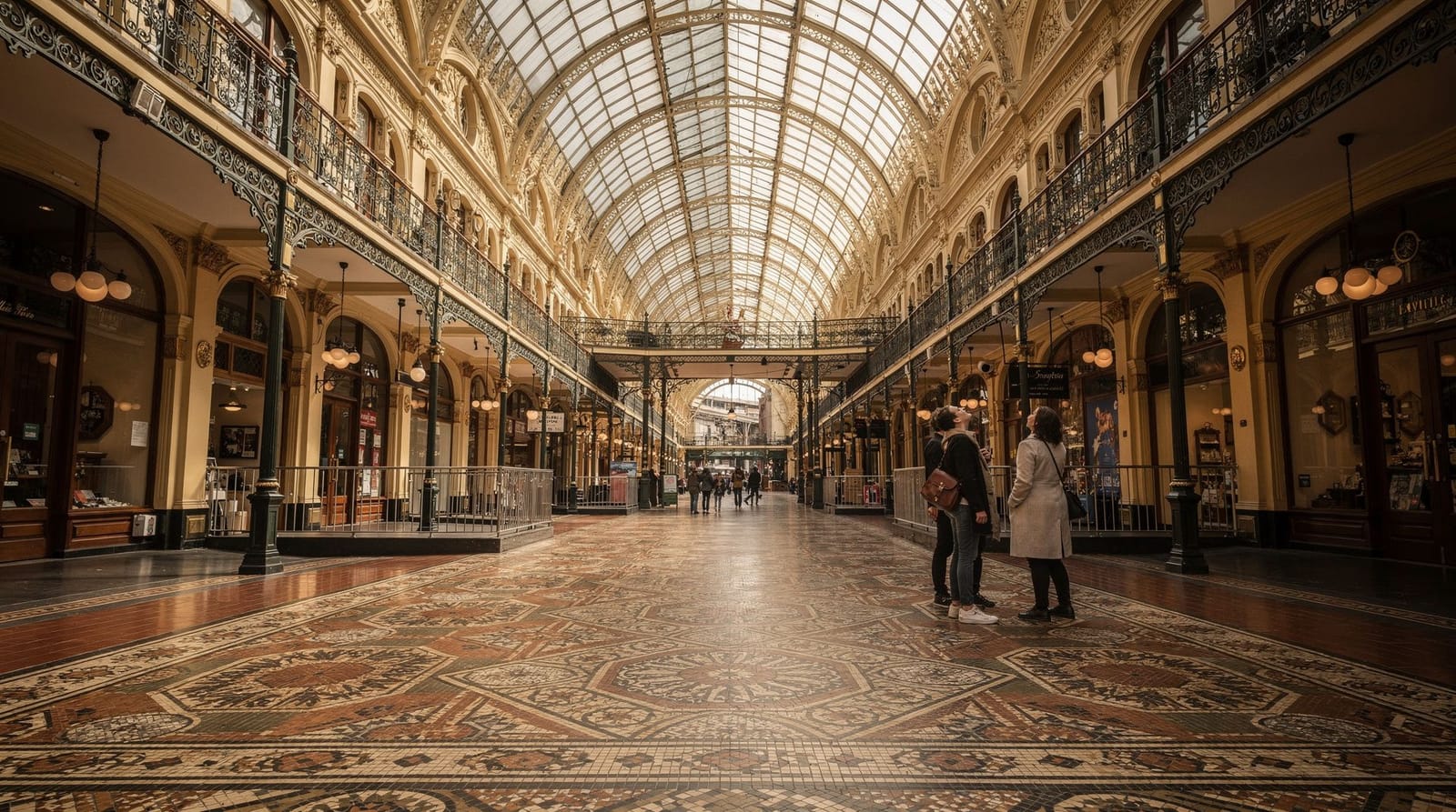 L'architecture victorienne à Melbourne : un guide de balade — Où voir l'architecture victorienne du XIXe siècle de Melbourne — Block Arcade, F