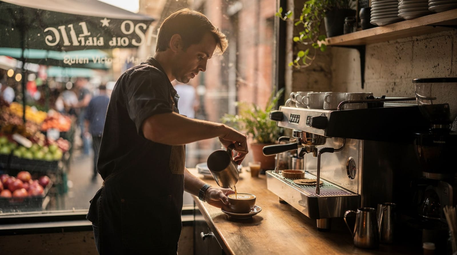 Cibo e caffè a Melbourne: un itinerario degustativo di 3 giorni — Un itinerario cibo e caffè a Melbourne di 3 giorni: caffè nei laneway, Queen Vic